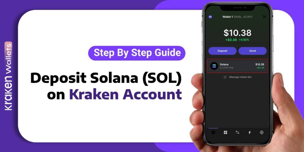 Deposit Solana on Kraken